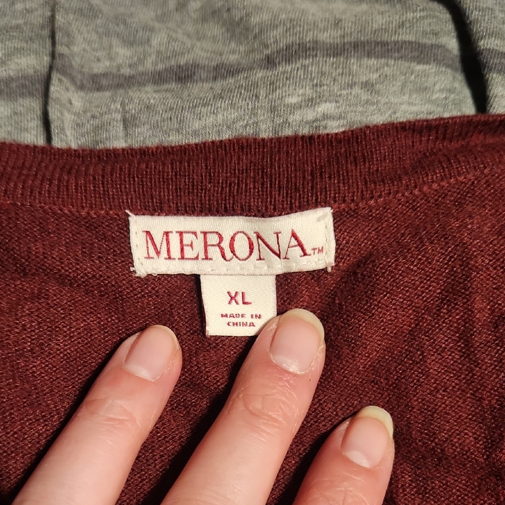 Merona Women's Burgundy Sweater